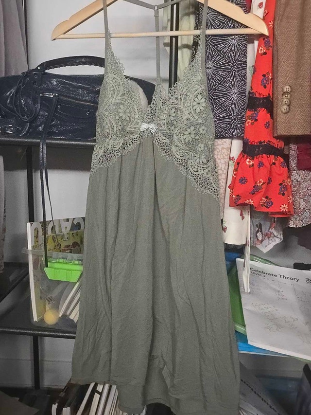 Victoria's Secret Olive Green Slip - Size S - photo 2
