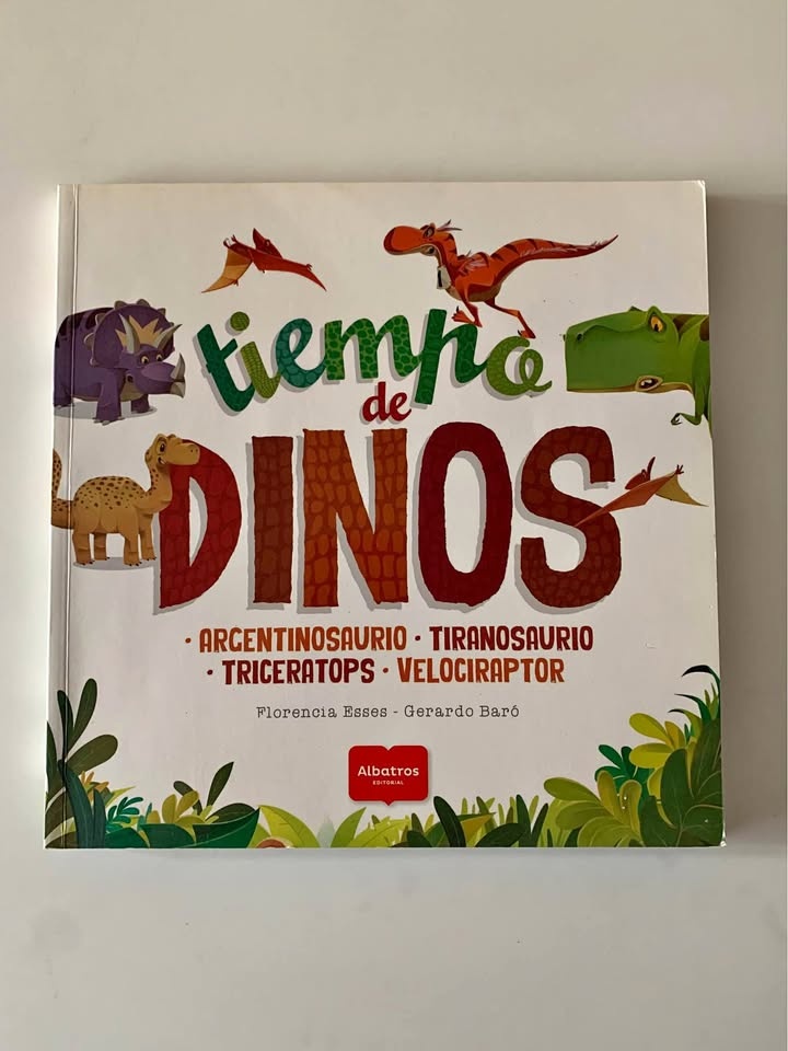 Tiempo de Dinos book in Spanish