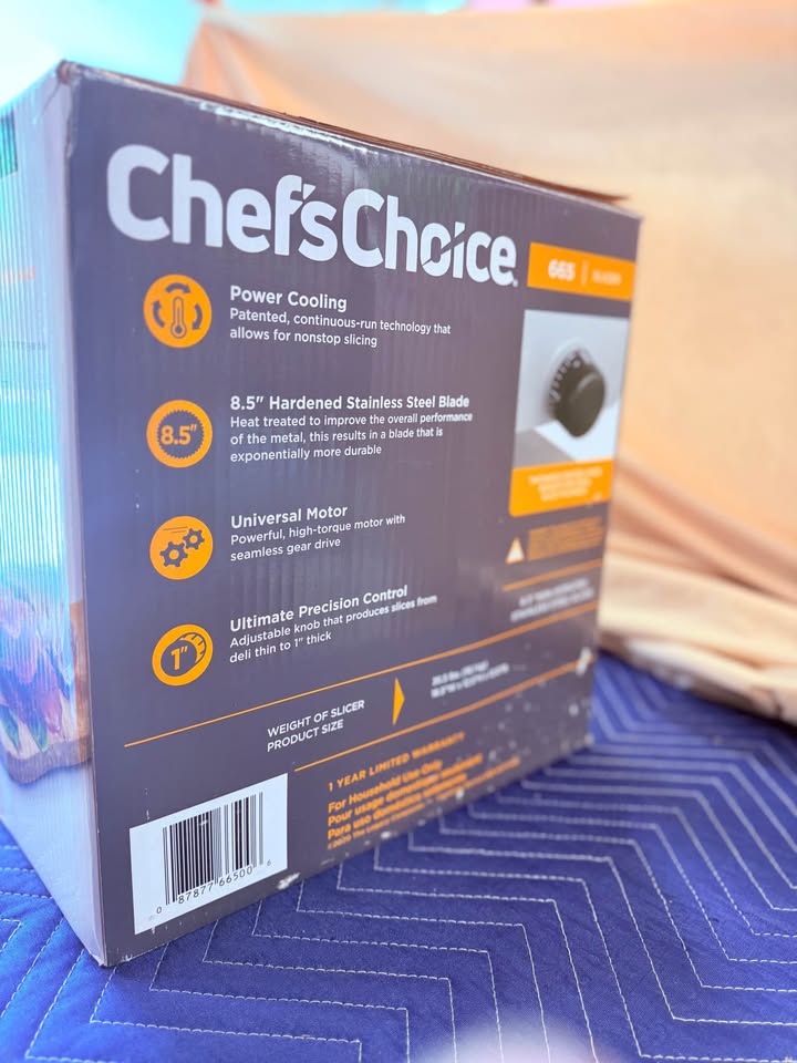 Brand New in box Chef'sChoice electric food slicer - photo 2