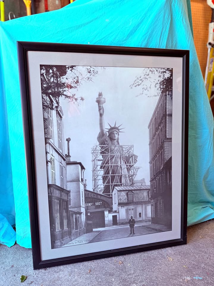 Statue of Liberty in Paris, 1884 Framed Print - photo 2