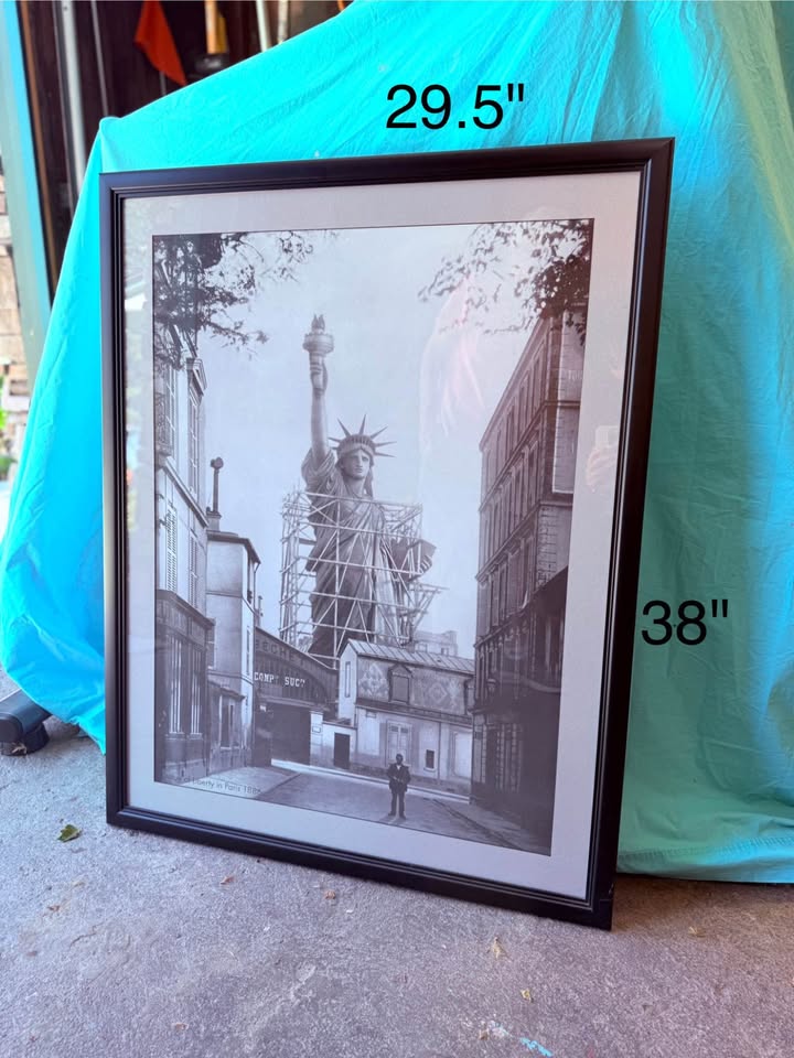 Statue of Liberty in Paris, 1884 Framed Print - photo 3