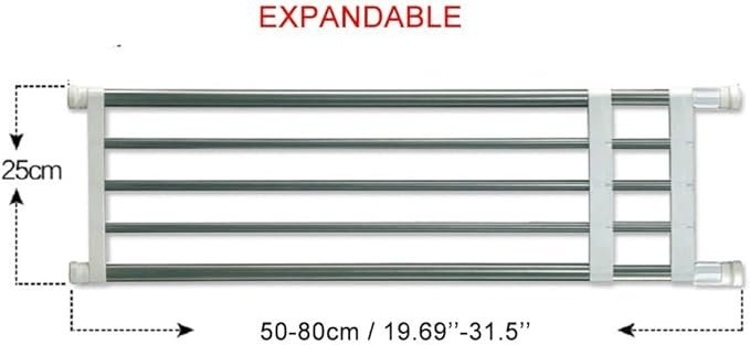 Adjustable Tension Rod Shelf x2 - photo 2