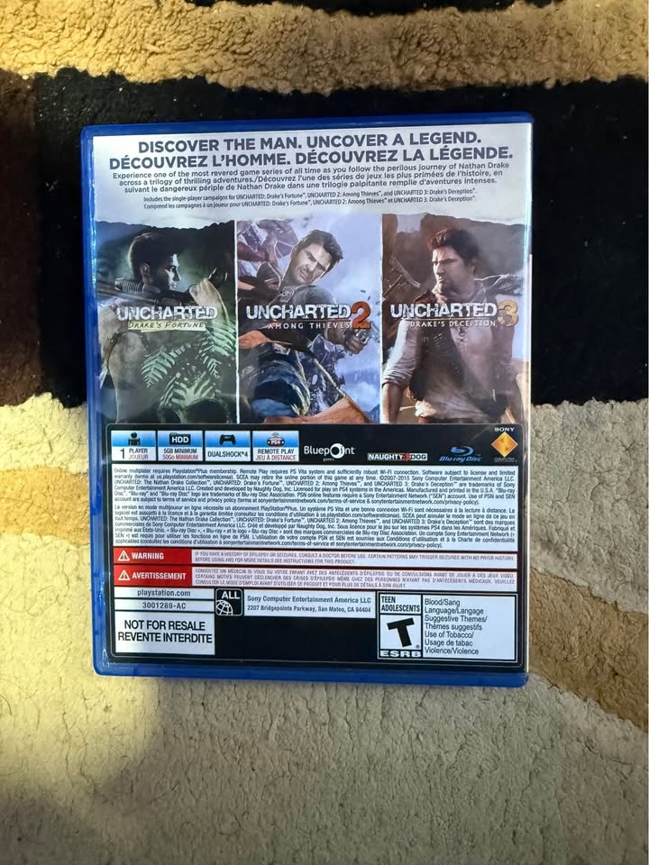 Uncharted Nathan Drake Collection - PS4 Game - photo 3