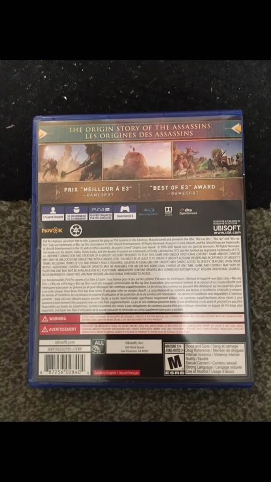 Assassin's Creed Origins, PS4 game for sale! - photo 4