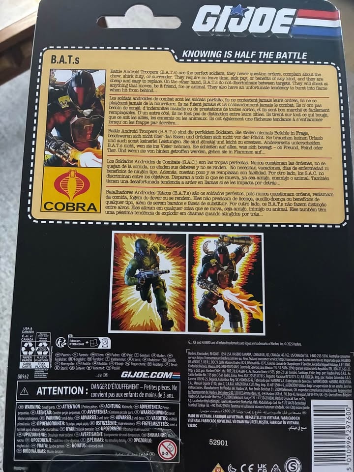 G.I. Joe Classified Retro B.A.T. Action Figure - photo 2