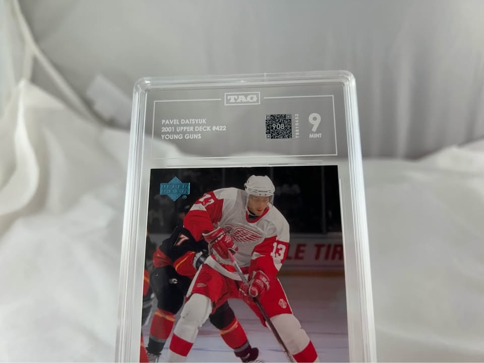 Pavel Datsyuk Young Guns Rookie Card TAG 9 - Detroit Red Wings - photo 2