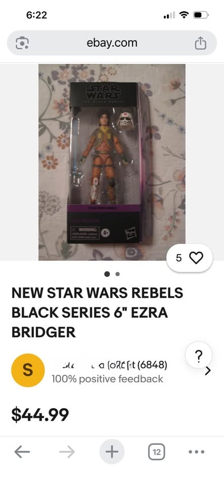 Star Wars Black Series Ezra Bridger Action Figure - photo 3