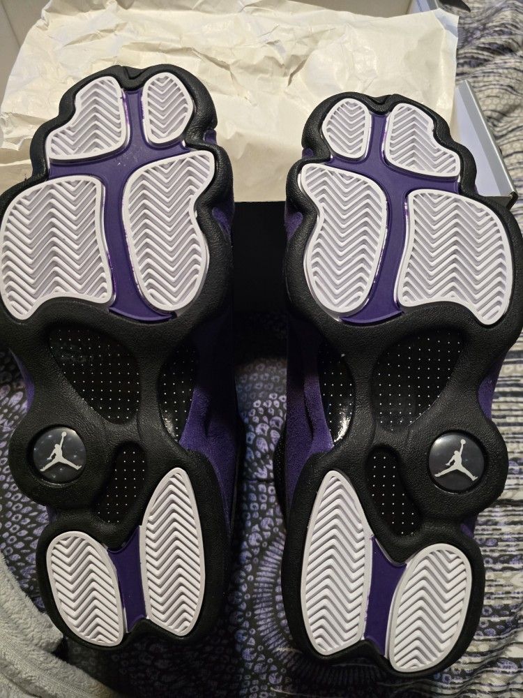 Jordan 13 Retro Court Purple Size 7 - photo 2