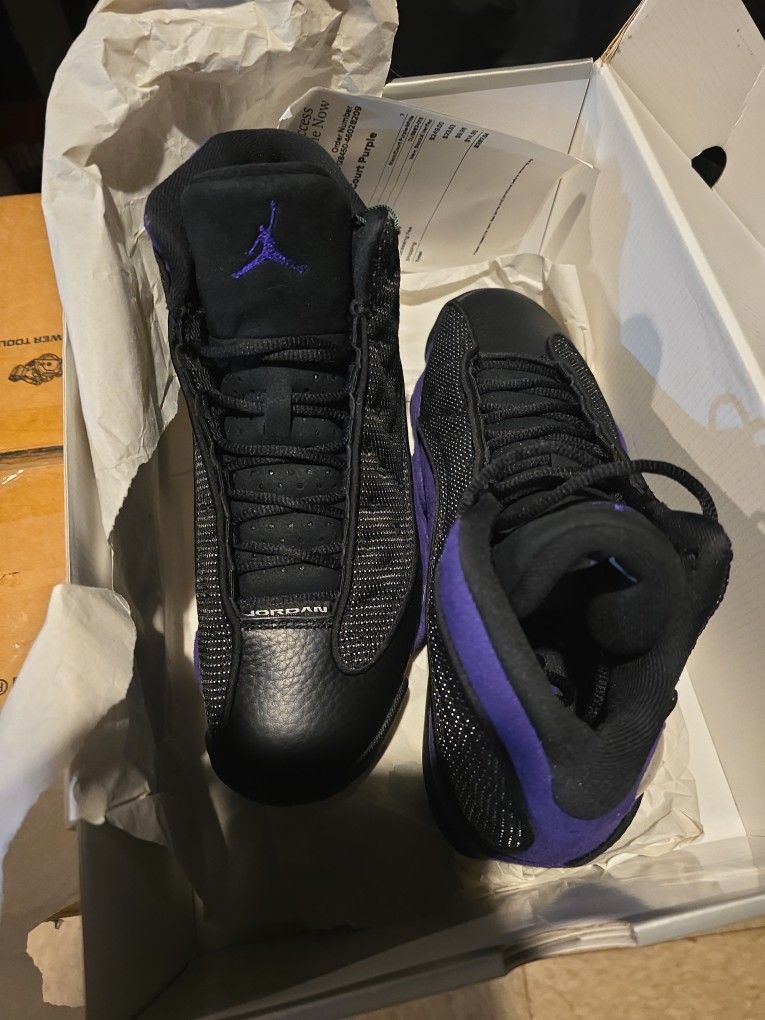 Jordan 13 Retro Court Purple Size 7 - photo 4