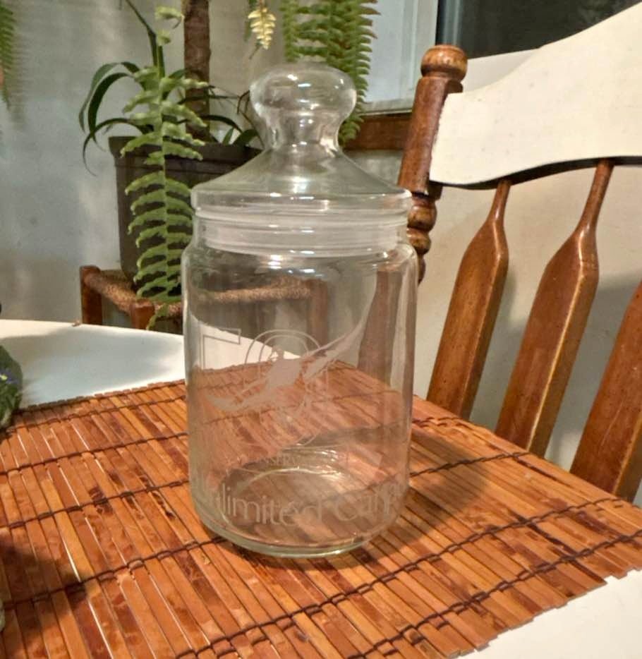 Anchor Hocking Ducks Unlimited Apothecary Jar