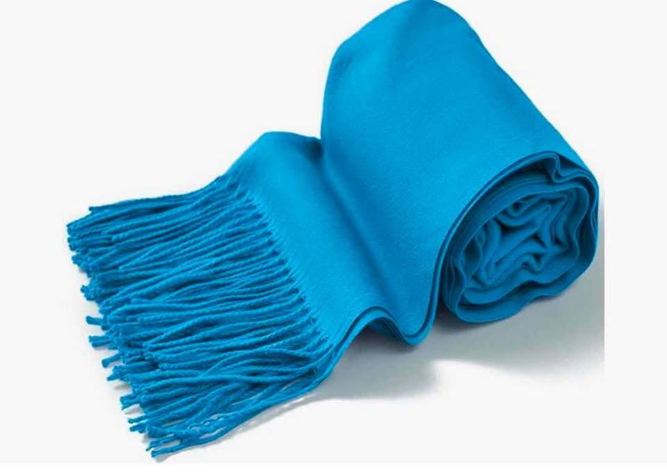 New thick cotton blend pashmina shawl, wrap, stole, throw - photo 4