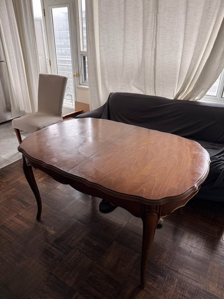 Extendable Vintage Oval Wood Dining Table (Seats up to 8) - OBO - photo 2