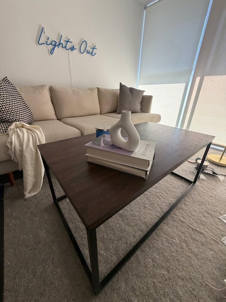 Dark Walnut Almarin Frame Coffee Table - photo 2