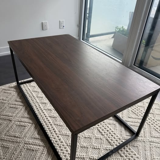 Dark Walnut Almarin Frame Coffee Table - photo 3
