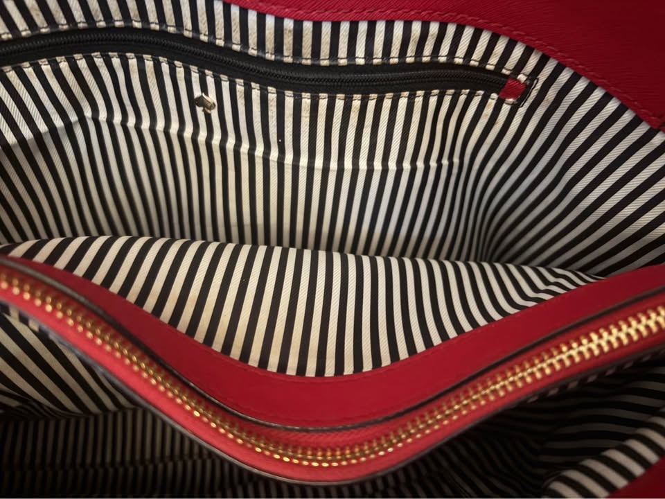 Kate Spade Red Leather Tote Bag - photo 3