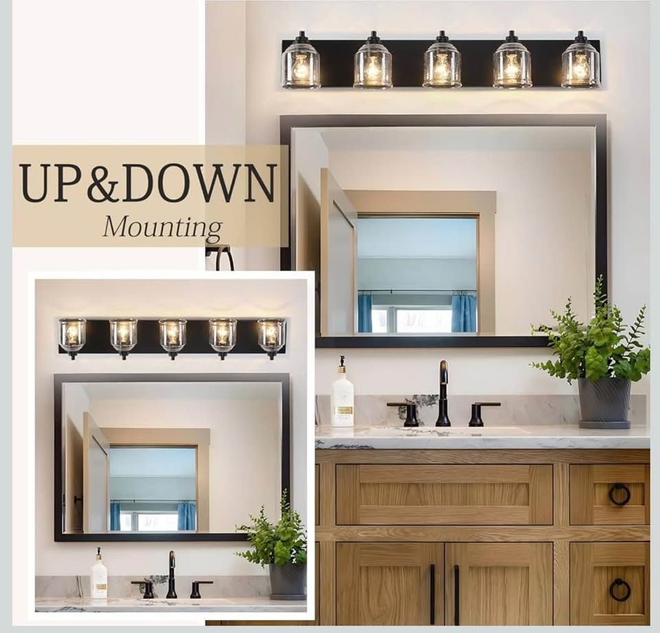 YKLITG 40" Farmhouse Bathroom Vanity Light - photo 3
