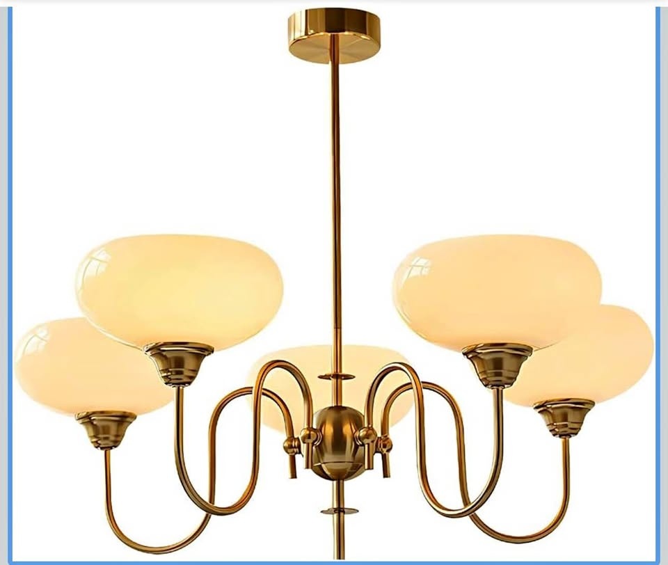 BOKT Gold 5-Light Sputnik Chandelier