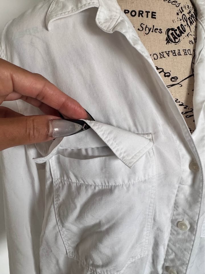 BABATON White Button Up Shirt Size S - photo 2