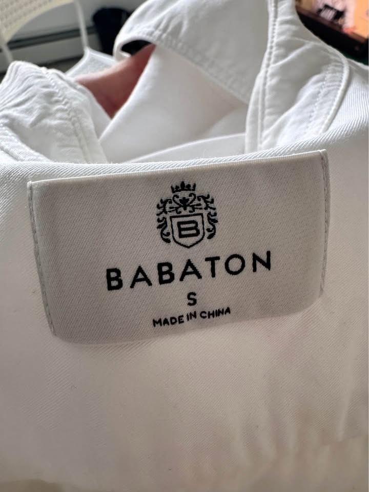 BABATON White Button Up Shirt Size S - photo 4
