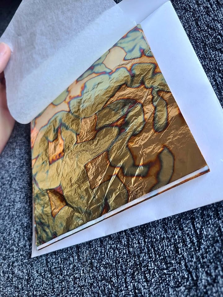 Special Gold Leaf + Leaf Adhesive (25 x6x6" sheet)