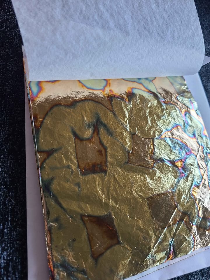 Special Gold Leaf + Leaf Adhesive (25 x6x6" sheet) - photo 3