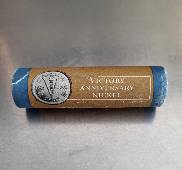 Canadian Victory Nickel Roll - Uncirculated
