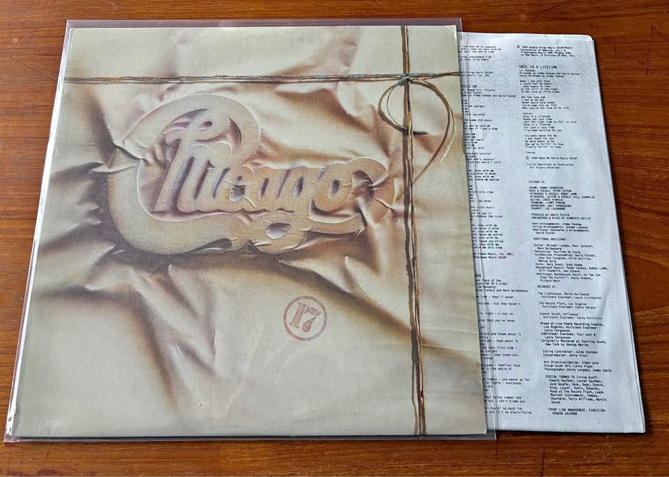 Chicago 17 Vinyl Record - 1984