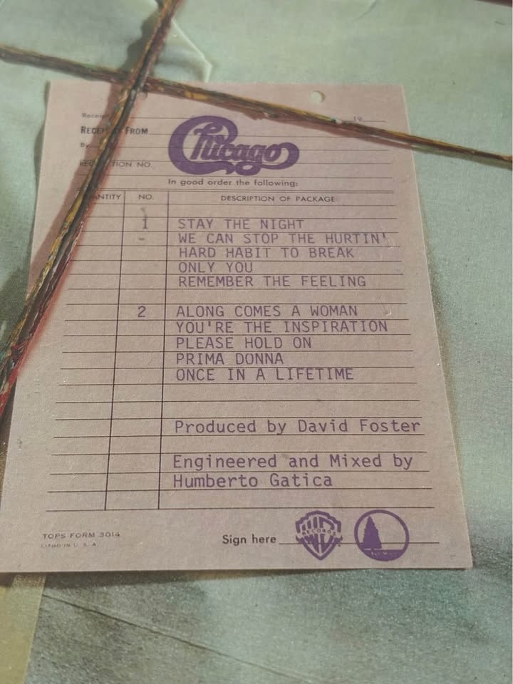 Chicago 17 Vinyl Record - 1984 - photo 4