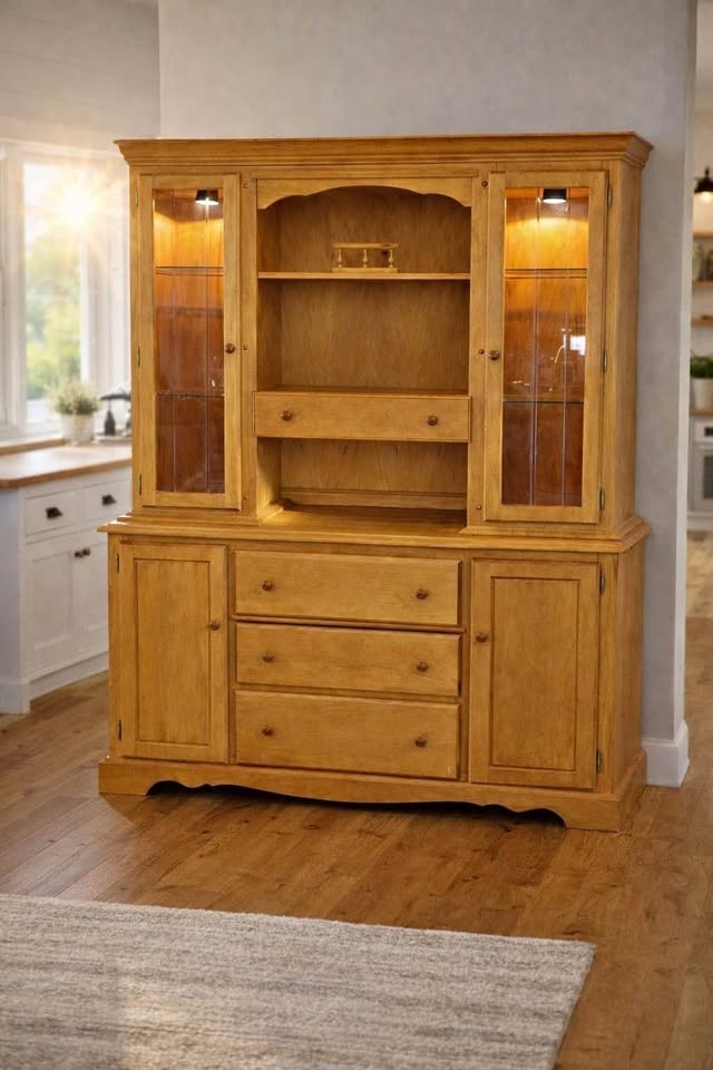 Maple Hutch and Display
