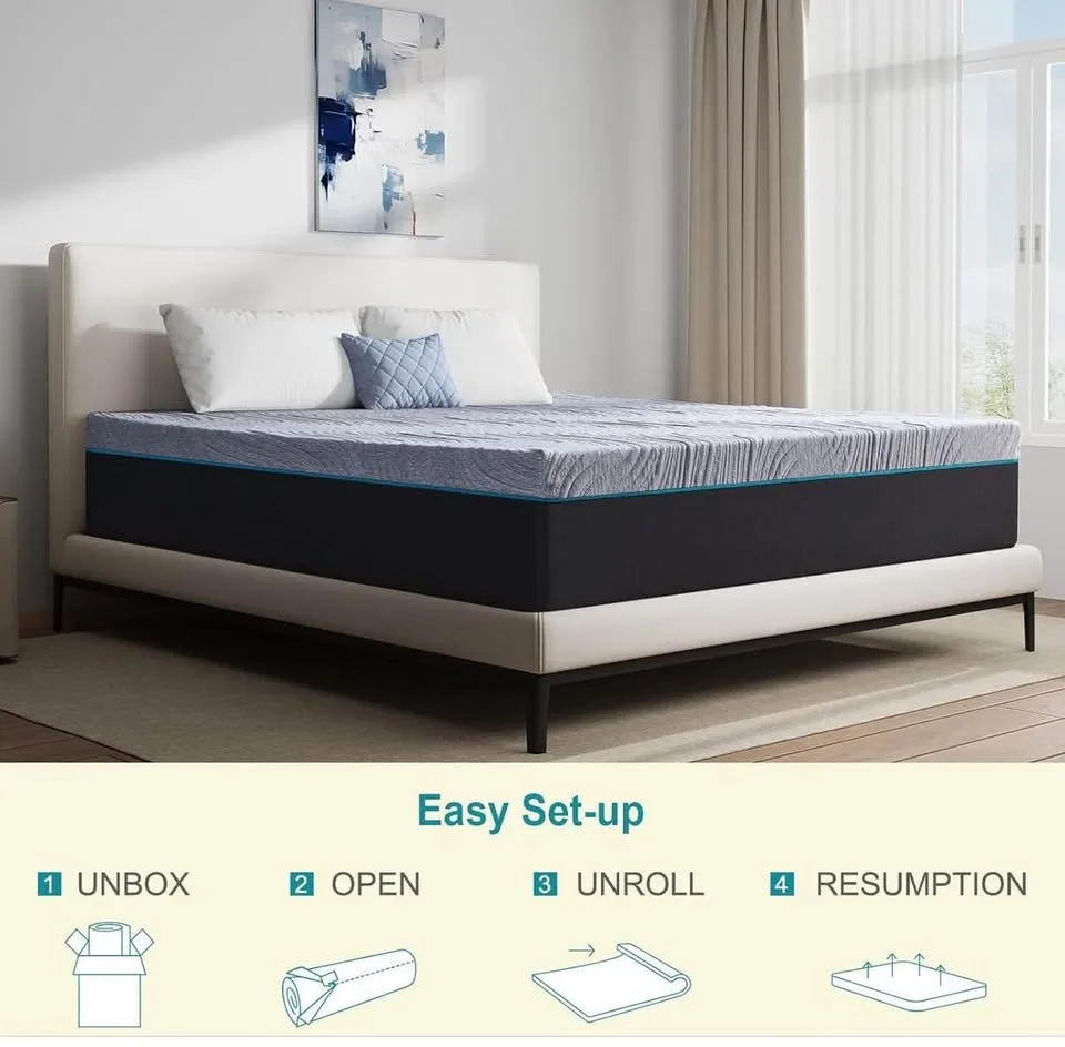 BRAND NEW- 6” Memory Foam Mattress (TWIN SIZE) image indicator(2)
