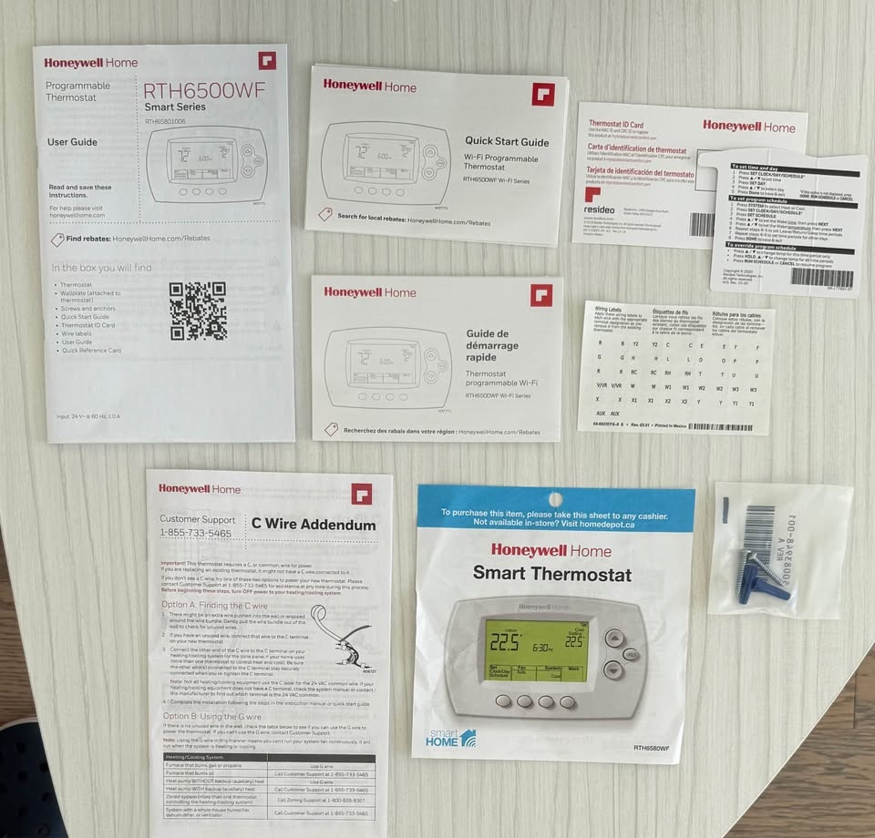 Priced to Sell! Honeywell Home RTH6580WF Thermostat - photo 4