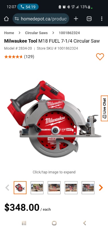 Milwaukee Fuel Power Tools for Sale