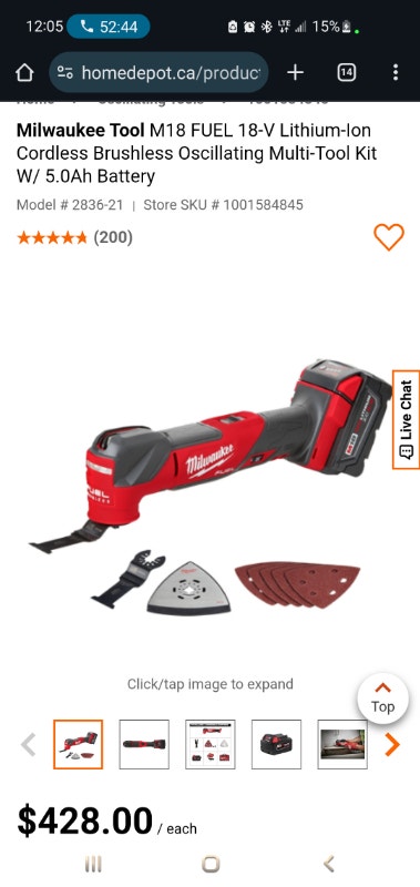 Milwaukee Fuel Power Tools for Sale - photo 5