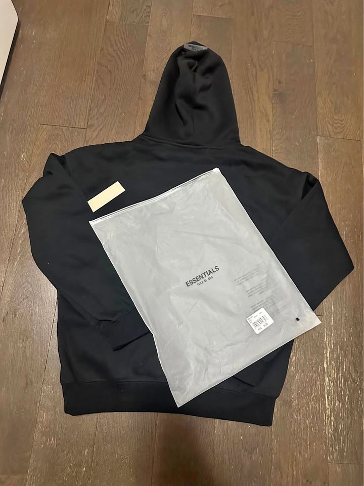 Black Essential Hoodie