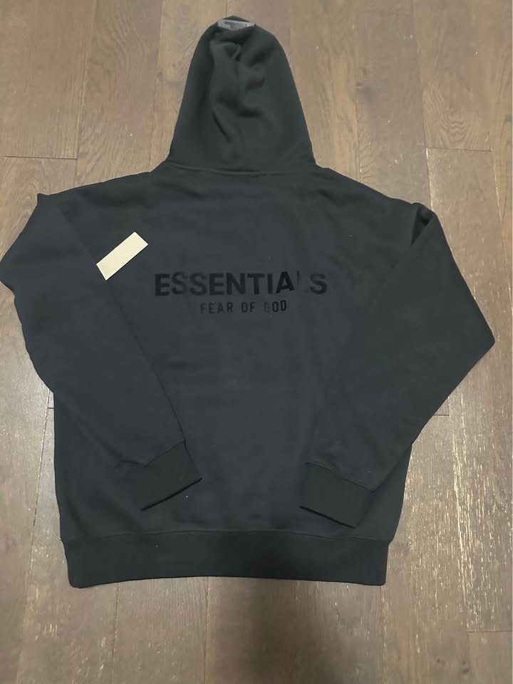 Black Essential Hoodie - photo 2