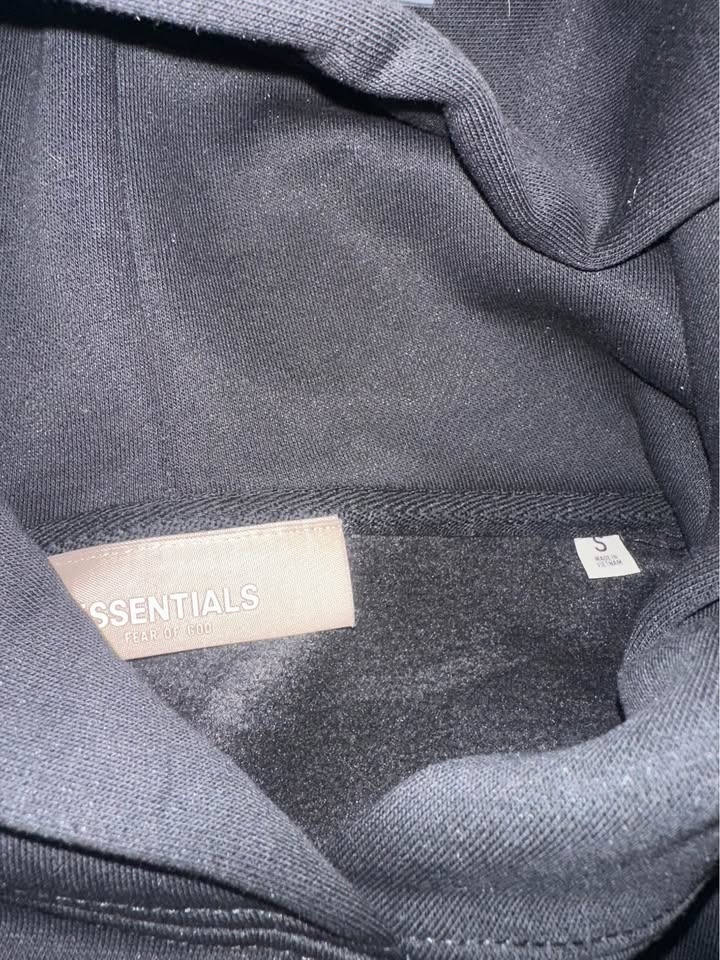 Black Essential Hoodie - photo 3