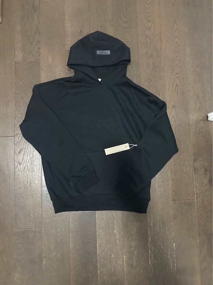 Black Essential Hoodie - photo 4
