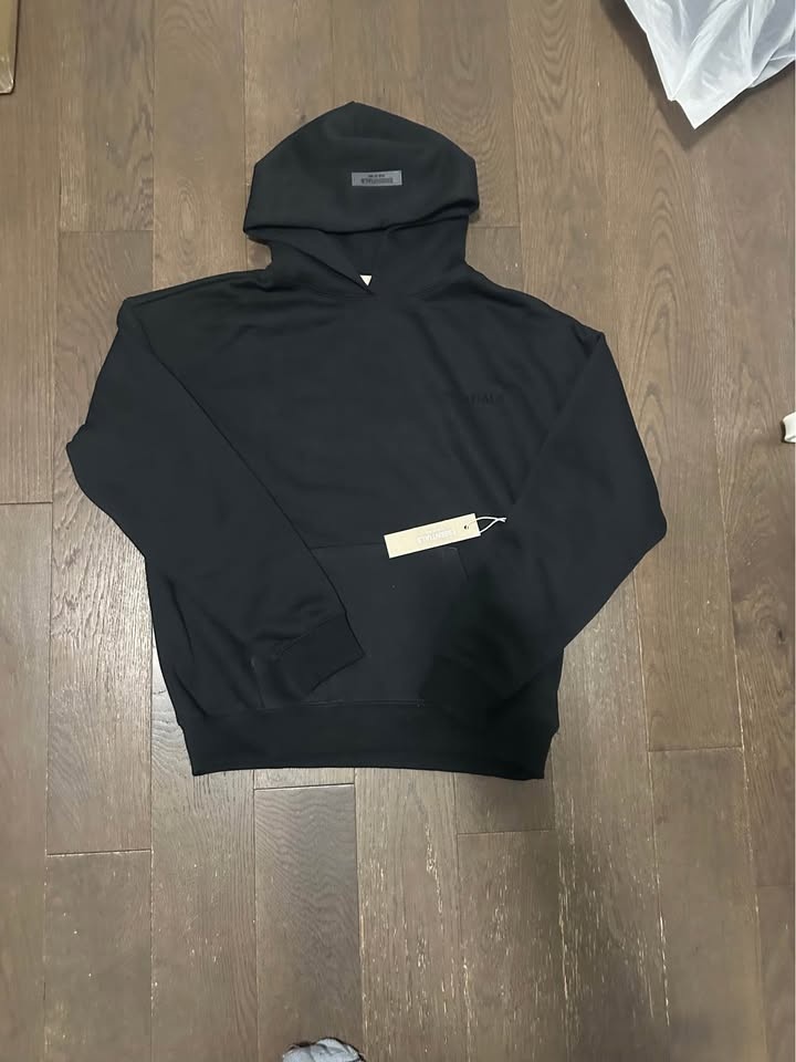 Black Essential Hoodie - photo 5