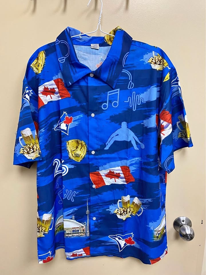 Toronto Blue Jays Matt Chapman Hawaiian Shirt SGA Men's XL