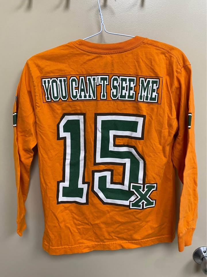 WWE John Cena 15X Never Give Up Long Sleeve T-Shirt Youth L - photo 2