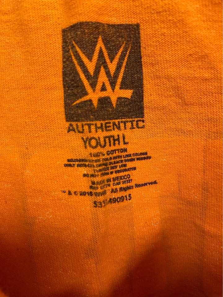 WWE John Cena 15X Never Give Up Long Sleeve T-Shirt Youth L - photo 4