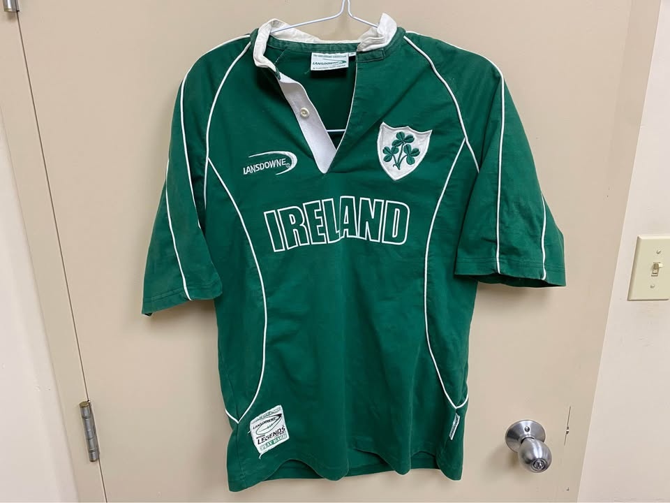 Vintage Lansdowne Ireland Rugby Polo Shirt Men's Medium - photo 2