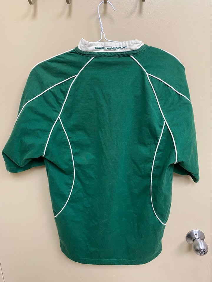 Vintage Lansdowne Ireland Rugby Polo Shirt Men's Medium - photo 5
