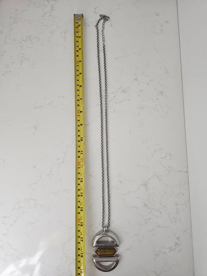 Lia Sophia "Magnetic" Necklace with Tiger's Eye Pendant - photo 5