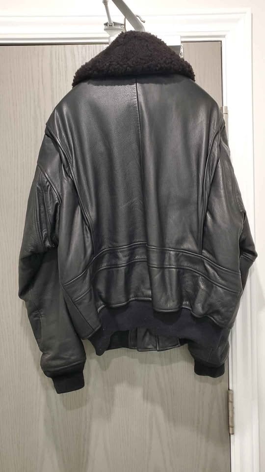 Winter Leather Bomber Jacket - photo 2