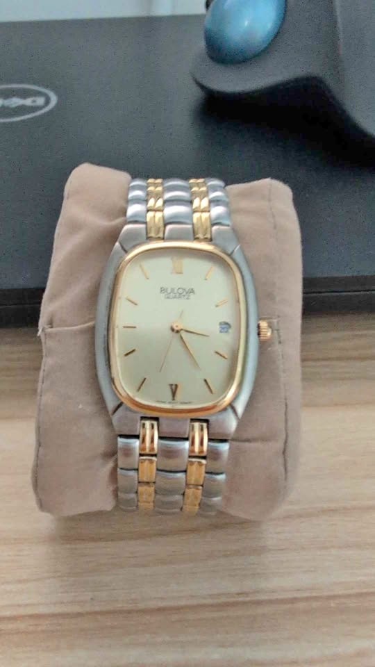 Bulova Unisex Watch. Two Tone Color.