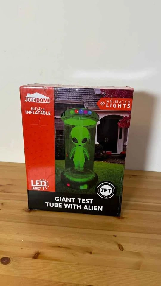 Joiedomi LED Halloween Inflatable Alien Outdoor Decor - photo 2