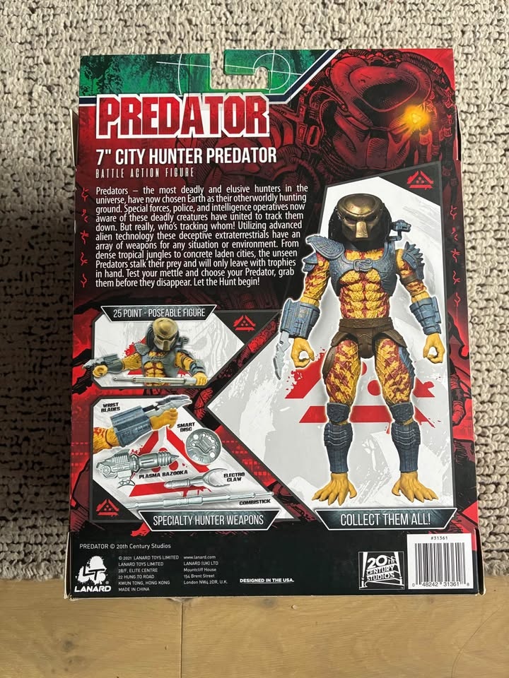 Lanard Hunter Series City Hunter Predator 7-inch Action Figure - photo 2