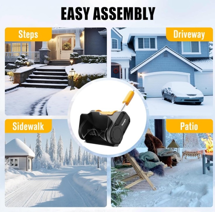 New Cordless Snow Shovel, 11" Electric Snow Blower - photo 3