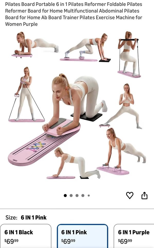 (New) Pilates Board (Pink)
